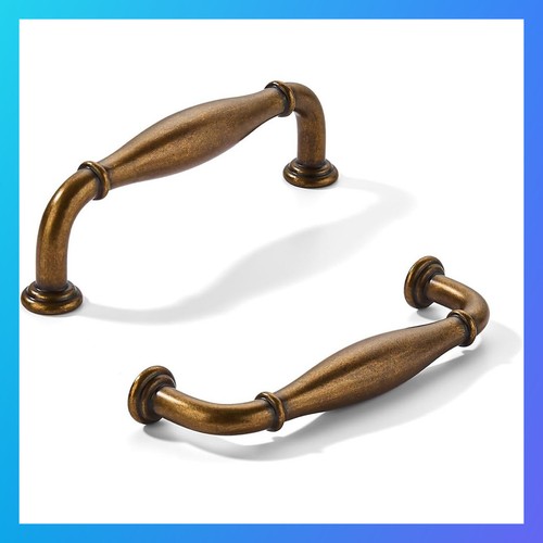 Antique brass cabinet pulls - cabinet, 2