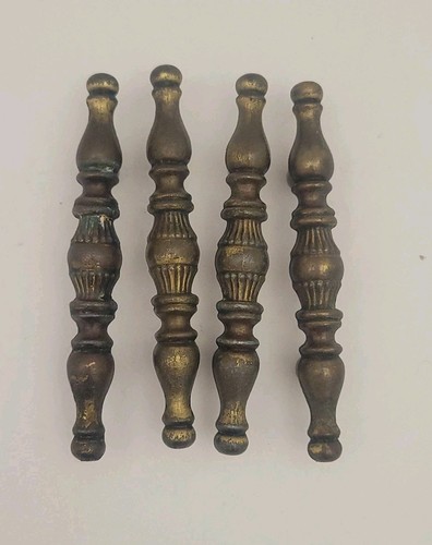 Vintage solid brass pulls set - vintage,